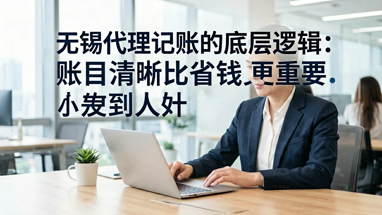 无锡代理记账的底层逻辑:账目清晰比省钱更重要